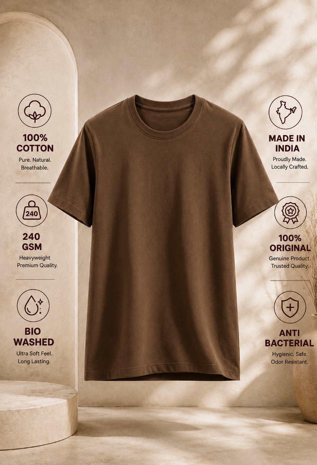 Premium Coffee T-Shirt - Regular Fit