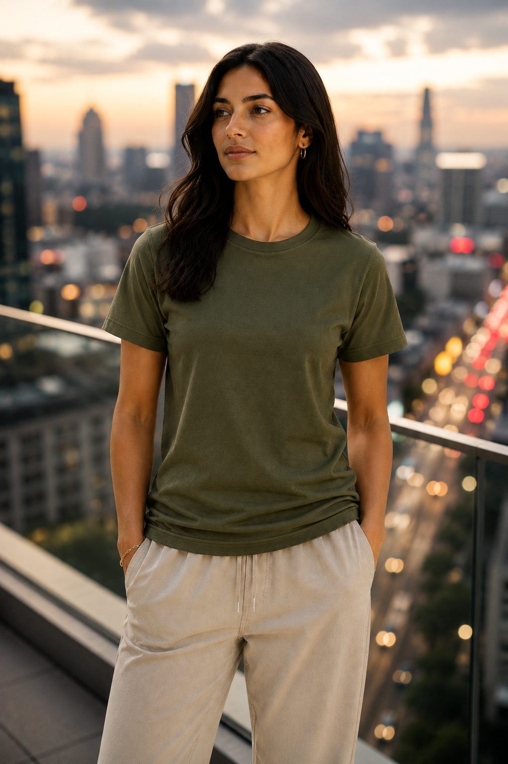 Premium Olive T-Shirt - Women